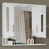 Шкаф-зеркало с подсветкой Francesca Инфинити 90