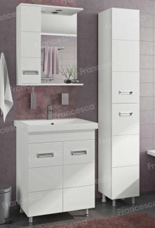 Мебель для ванной Francesca Кубо 60 - купить по цене 23470 руб. в интернет-магазине картинка 1