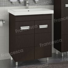 Тумба с раковиной Francesca Кубо 60 - купить по цене 15450 руб. в интернет-магазине картинка 2