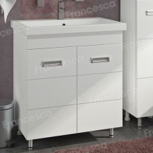 Тумба с раковиной Francesca Кубо 70 - купить по цене 17210 руб. в интернет-магазине картинка 1