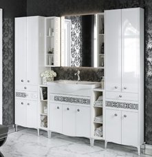 Шкаф-пенал Alavann Elizabeth 50 - купить по цене 58575 руб. в интернет-магазине картинка 3