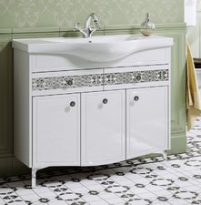 Тумба с раковиной Alavann Elizabeth 100 - купить по цене 54120 руб. в интернет-магазине картинка 1