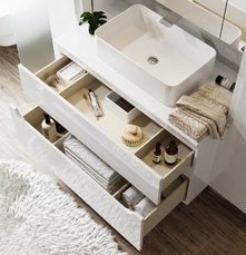 Тумба с раковиной Alavann Stella 100 - купить по цене 111075 руб. в интернет-магазине картинка 4