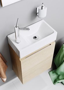 Тумба с раковиной Aqwella Леон 40 подвесная - купить по цене 16474 руб. в интернет-магазине картинка 4