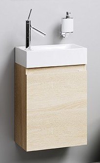 Тумба с раковиной Aqwella Леон 40 подвесная - купить по цене 16474 руб. в интернет-магазине картинка 2