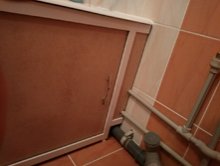 Экран под ванну Бежевый текстура - купить по цене 13695 руб. в интернет-магазине картинка 3