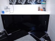 Экран под ванну раздвижной Черный - купить по цене 13695 руб. в интернет-магазине картинка 5