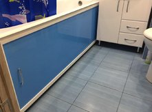 Экран под ванну раздвижной Голубой - купить по цене 13695 руб. в интернет-магазине картинка 2