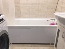 Экран под ванну раздвижной L под трубы - купить по цене 13695 руб. в интернет-магазине картинка 3