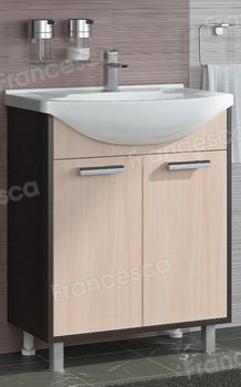 Тумба с раковиной Francesca Eco 65 - купить по цене 10010 руб. в интернет-магазине картинка 2