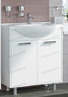 Тумба с раковиной Francesca Eco 75 - купить по цене 12490 руб. в интернет-магазине картинка 1