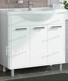 Тумба с раковиной Francesca Eco 85 - купить по цене 14500 руб. в интернет-магазине картинка 1
