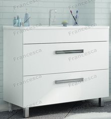 Тумба с раковиной Francesca Эмили 100 - купить по цене 14720 руб. в интернет-магазине картинка 1