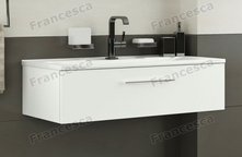 Тумба с раковиной Francesca Милана 100 - купить по цене 16370 руб. в интернет-магазине картинка 1