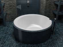 Ванна акриловая Vayer Boomerang D160 встраиваемая - купить по цене 438976 руб. в интернет-магазине картинка 1