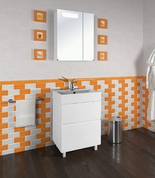 Мебель для ванной VOD-OK Аббат 60 - купить по цене 38537 руб. в интернет-магазине картинка 4