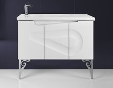 Тумба VOD-OK Арнелла Капля 100 - 3 дверцы - купить по цене 39930 руб. в интернет-магазине картинка 1