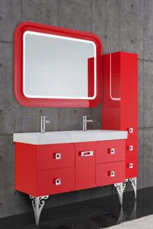 Тумба с раковиной VOD-OK Астрид 120 с 5 ящиками - купить по цене 75264 руб. в интернет-магазине картинка 3