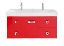 Тумба с раковиной VOD-OK Астрид 120 с 5 ящиками - купить по цене 75264 руб. в интернет-магазине картинка 1