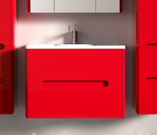 подвесная тумба флорена 80 белая купить с Москве