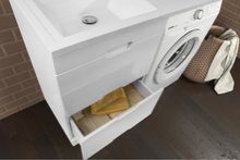 Тумба с раковиной VOD-OK Айрис 120 под стиральную машину - купить по цене 30234 руб. в интернет-магазине картинка 4