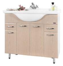 Мебель для ванной VOD-OK Колумбия 95 - купить по цене 51559 руб. в интернет-магазине картинка 4