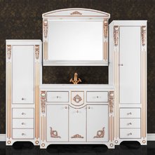 Мебель для ванной VOD-OK Версаль 120 - купить по цене 168875 руб. в интернет-магазине картинка 2